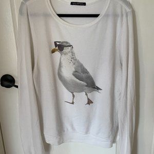 Wildfox Seagul Pullover Crewneck (M)